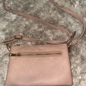 Elegant Pink Crossbody Bag
